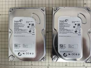 Seagate 3.5インチ HDD ST3500418AS 中古 利用5,000時間台 2台セット (1,2)