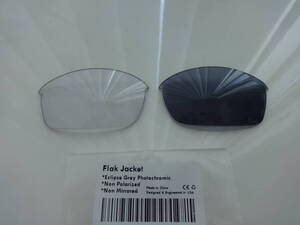 1,000円引き！★オークリー フラックジャケット用 カスタム調光レンズ Fast-response Photochromic 新品 　Oakley Flak Jacket Sunglasses 