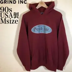 USA製90s激レア GRIND INC スウェットパーカー B系HIPHOP