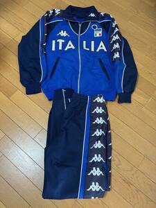99-00　KAPPA　イタリア代表　トラックスーツ　トレーニングスーツ　Mサイズ　選手支給品　バッジョ・デルピロ・トッティ・ブッフォン