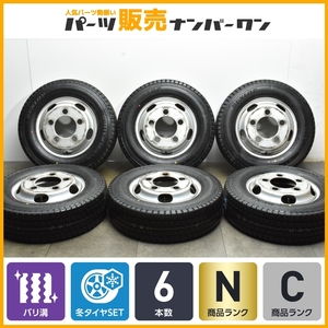 【2023年製 未走行スタッドレス付】TOPY THB 15in 5J 110 PCD203.2 5穴 ダンロップ LT03M 195/75R15 LT 6本 トヨエース デュトロ 即納可能