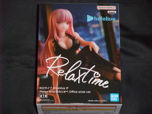 【未開封品】ホロライブ #hololive IF Relax time 森カリオペ Office style ver. フィギュア