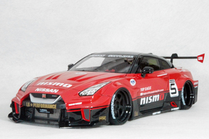 ● 1/18 ニッサン 〓 GT-R ( R35 ) / LB シルエット ワークス GT 35GT-RR ( Red/Black ) #5 〓 NISSAN NISMO igintion