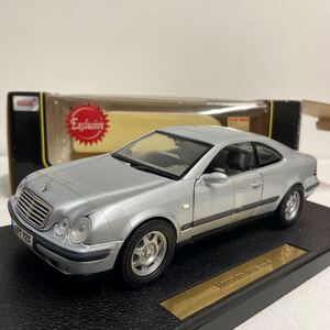 anson 1/18 Mercedes Benz CLK230 メルセデスベンツ CLKクラス シルバー W208 クーペ ミニカー モデルカー