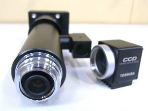 TOSHIBA CCD CAMERA IK-C43H26 + X2 TV EXTENDE LENS 管理番号：RH-668