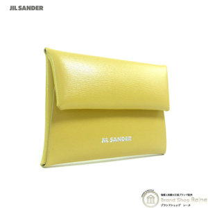 ジルサンダー （JIL SANDER） ロゴ コインパース ミニ コインケース 小銭入れ J07VY0001 ペールイエロー（新品）