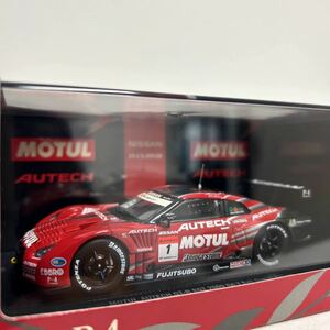 EBBRO P-4 1/43 MOTUL AUTECH GT-R SGT 2009年 Rd.7 Fuji #1 SUPER GT500 本山哲 エブロ NISSAN R35 モチュールオーテック 日産 ミニカー