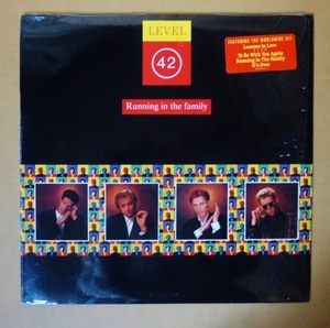 LEVEL 42「RUNNING IN THE FAMILY」米ORIG [POLYDOR] ステッカー有シュリンク美品