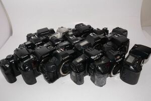 【訳あり】ジャンク フィルムカメラ 一眼 16台まとめて AF Canon MINOLTA など色々 #s7354