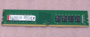 ＃Kingston KVR24N17D8/16 - PC4-19200/DDR4-2400 Samsungチップ 288Pin DDR4 UDIMM 16GB 動作品