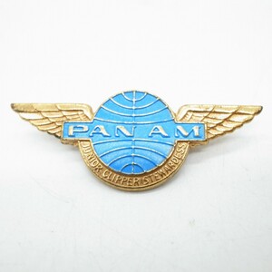 アメリカン航空　パンナム　パイロット　ピンバッジ　Panam junior clipper ビンテージ バッジ　ブローチ