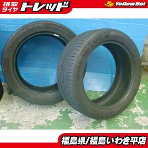 ★福島いわき★ ●中古補修用2本夏タイヤ コンチネンタル プレミアムコンタクト6 275/45R20 110Y XL 2021年製 カイエン X5 X6 等