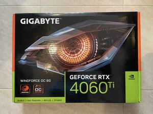 【新品 送料無料】GIGABYTE(ギガバイト) NVIDIA GeForce RTX 4060 Ti 搭載 オーバークロック グラフィックボード GV-N406TWF2OC-8GD