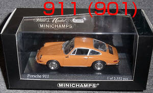 1/43 ポルシェ 911 (901) オレンジ 1964 PORSCHE ナロー 