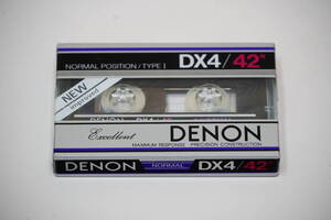 ●DENON●デンオン・デノンDX4/42 NORMAL POSITION 1本●希少/ノーマルテープ/昭和レトロ/vintageaudio●未開封・未使用品!!!