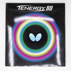 【中古】バタフライ 卓球ラバー テナジー80 TENERGY アツ 1.9 ブラック 黒 Butterfly