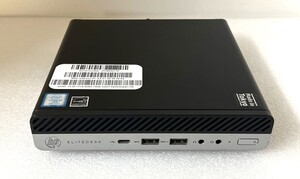 HP EliteDesk 800 G4 DM 35W Core i7-8700T メモリ8GB HDDなし OSなし 無線LANなし AC欠品 