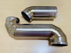 MAZDA FD3S RX-7 TITAN INTAKE PIPE チタン インテークパイプ インタークーラー パイピング 純正形状 純正レイアウト 純正置き換え