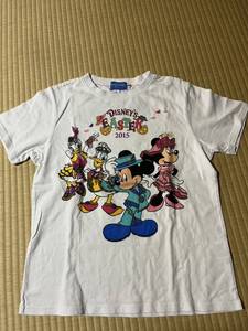 即決　ディズニーリゾート　2015年　１５０㎝白半袖Tシャツ イースター