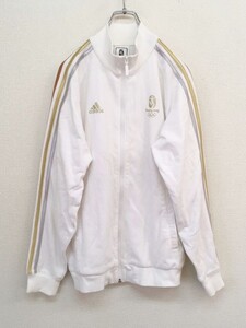 【希少】　2008　北京オリンピック　北京五輪　adidas　アディダス　ジャージ　トラックジャケット　メンズ　Sサイズ　入手困難