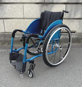 美品 ◆ 日進医療器 車椅子 MS-3 自走式 ◆ カーボンホイール Spinergy（スピナジー）◆