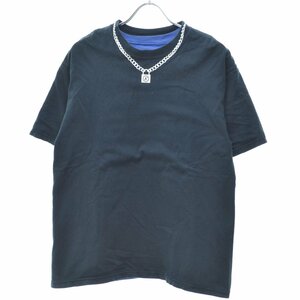 【M】UNDERCOVER / アンダーカバー 99AW AMBIVALENCE期 archive Reversible Tee シドチェーン ネックレスプリント リバーシブル半袖Tシャツ