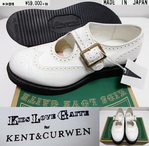 KIDS LOVE GAITE×KENT&CURWEN■キッズラブゲイト×ケントアンドカーウェン■ブローギングモンクストラップ■レザー■ビブラム■新品■7H