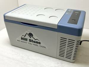 西＃7　Hill Stone ヒルストーン　ポータブル車載冷蔵庫　電気クーラーボックス　持ち運び　USB　DC12V/24V 動作確認済み