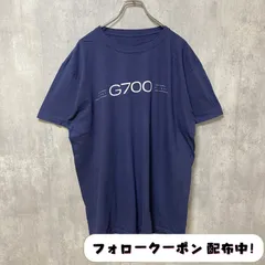 古着 used　半袖プリントTシャツ　バックプリント　ネイビー　ビッグシルエット　オーバーサイズ