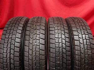 スタッドレス4本 145/80R13 75Q 4本セット ダンロップ ウィンター MAXX 02(WM02) DUNLOP WINTER MAXX 02 8.5分山★stati13 モコ プレオ