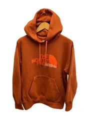 THE NORTH FACE FRONT HALF DOME HOODIE XL ポリエステル オレンジ NTW62135