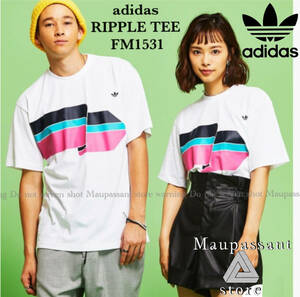 FM1531 L adidas アディダス Tシャツ　リップルティー　RIPPLE TEE　　新品　国内正規品