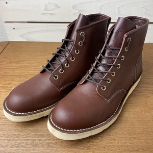 未使用品 Danner ダナー D4125 メンズ US9 1/2 27.5cm程度 本革 レザー ワークブーツ プレーントゥ 茶色 ブラウン アウトドア シューズ