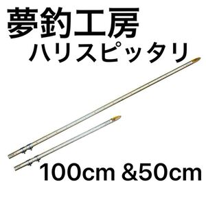 夢釣工房 ハリスピッタリ 2本セット へら釣り ヘラブナ　スケール 如水心 100センチ 50センチ フィッシング