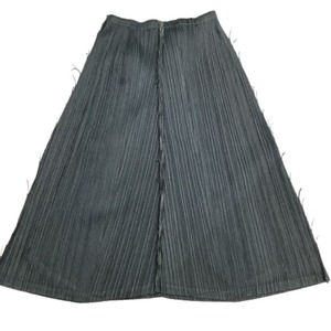 ♪♪ ISSEY MIYAKE イッセイミヤケ PLATS PLEASE レア 変形 スカート SIZE 4 PP23-JG668 グレー やや傷や汚れあり