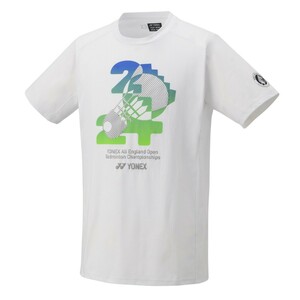 【YOB24001 (011) XO】YONEX(ヨネックス) ユニドライTシャツ ホワイト XOサイズ 新品未使用 バドミントン 2024モデル　限定生産