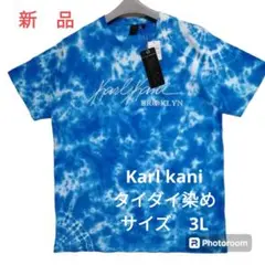 新品未使用 Karl Kani カールカナイ タイダイ染め半袖Tシャツ　3L