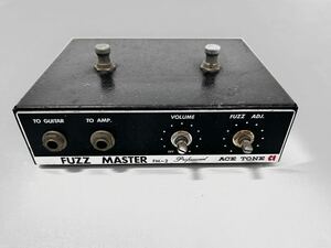 ★希少 ACE TONE FUZZ MASTER FM-2 Professional ファズ ヴィンテージ ギター用エフェクター Used★