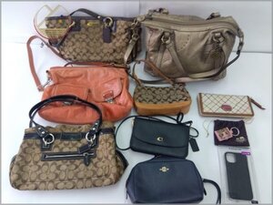 ★着物10★ 1円 COACH コーチ バッグ 財布など 大量 まとめ 10点 セット レディース ブランド品 [同梱可] ☆☆☆☆