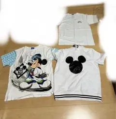 ディズニーミッキー、ミッキーのTシャツ、M、LLサイズ（ディズニーランド）