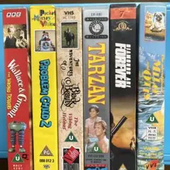 割引可能！ VHSビデオテープ 洋画など6セット