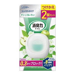 消臭力コンパクトトイレ用つけかえ2個セットグリーンフルーティー × 24点