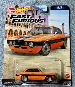 ホットウィール Hot Wheels アルファ・ロメオ ジュリア スプリント GTA ワイルド・スピード FAST&FURIOUS Alfa Romeo Giulia Sprint