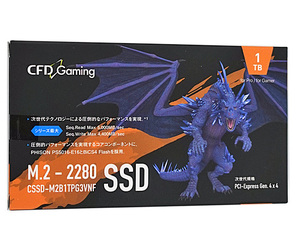 【中古】CFD製 SSD PG3VNF CSSD-M2B1TPG3VNF 1TB PCI-Express 1000～2000時間以内 元箱あり [管理:1050023989]