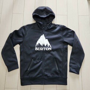 BURTON　ジップアップ撥水パーカー　ブラック　M