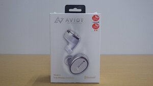 G54-50641 Aviot 完全ワイヤレス イヤホン TE-D01T ホワイト 高品質 Bluetooth 物理的に外来ノイズを遮断する 日本人の聴覚特性を徹底研究