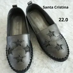 [未使用] Santa Cristina サンタクリスティーナ スリッポン 星柄