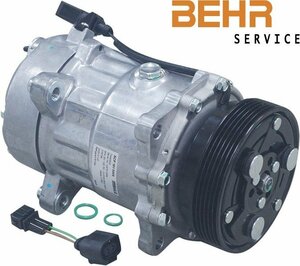 【M’s】 VW ザ・ビートル 5C パサート 3C イオス 1F BEHR エアコン AC A/C コンプレッサー OEM パーツ 部品 社外 1J0820803N 1J0-820-803N