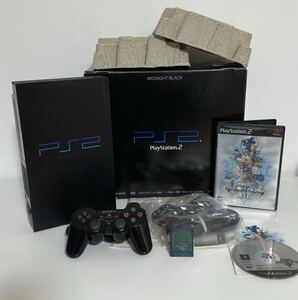 ★動作確認済み★ ★PlayStation2 SCPH-50000 NB ミッドナイトブラック SONY PS2 コントローラー ソニー ミッドナイトブラック SCPH-50000