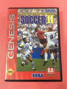 【GM5927/60/0】未動確のジャンク★ジェネシスソフト★World Championship Soccer Ⅱ★サッカー★海外版メガドライブ★GENESIS★MEGA DRIVE